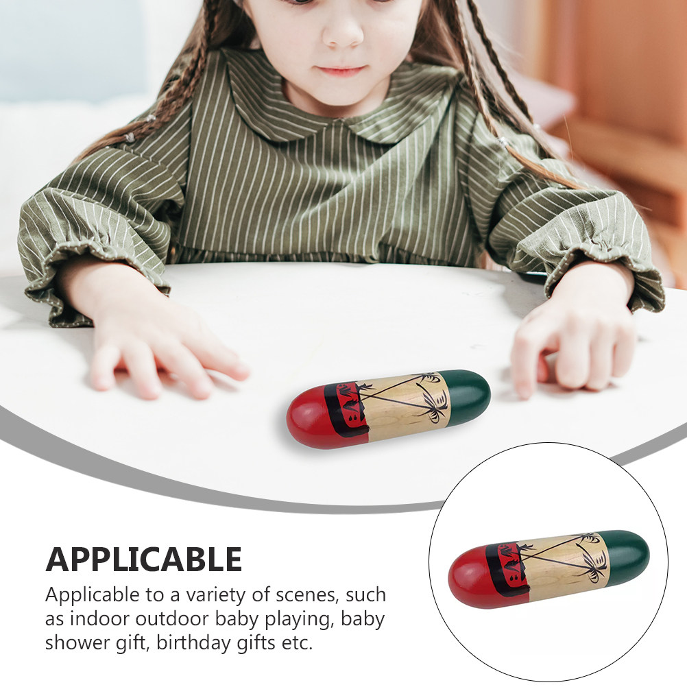 Kids Education And Recreation - 1Pcs Kids Percussion Instrument Wooden Drum