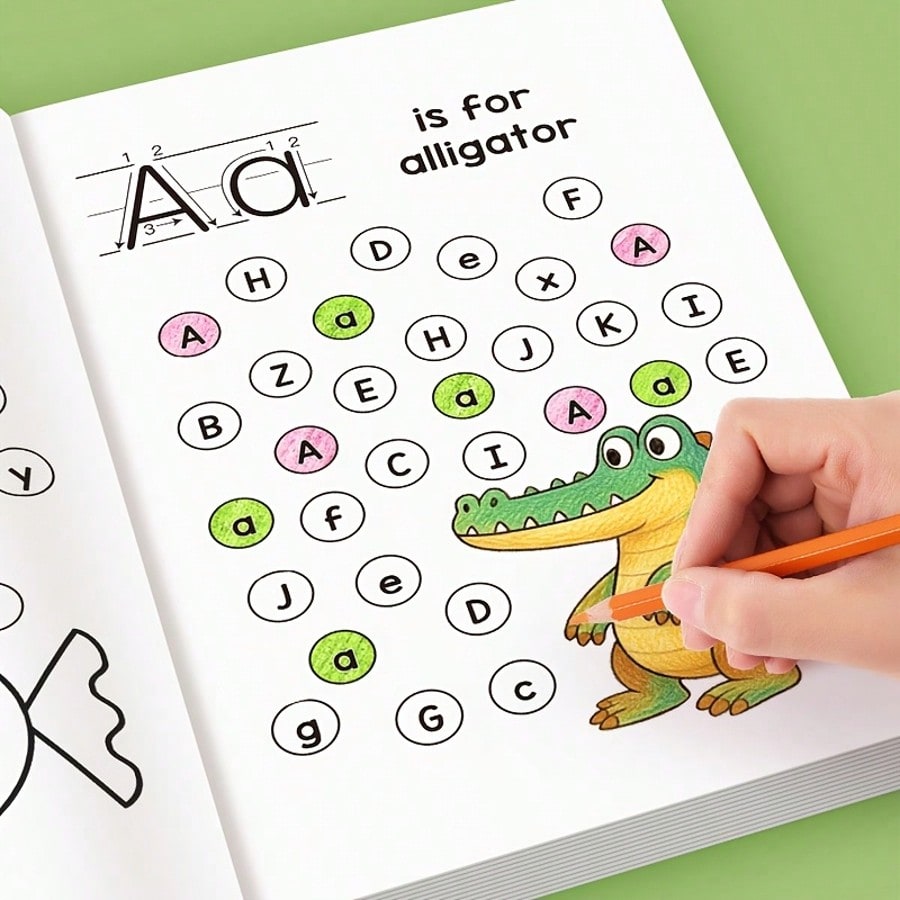 Kids Early Education Books - Writing Exercise Book Set for Kids,