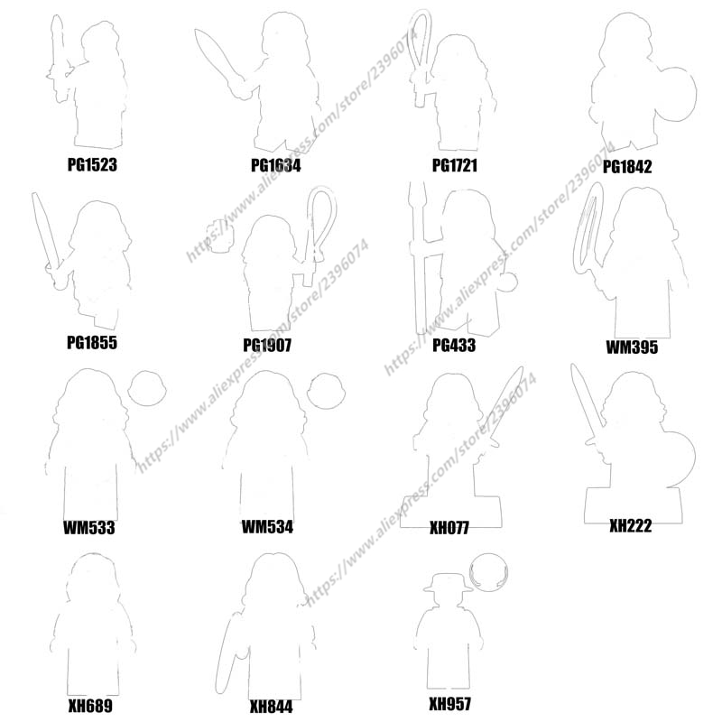 Kingdom Kids Education - models Action Figures Building Blocks for