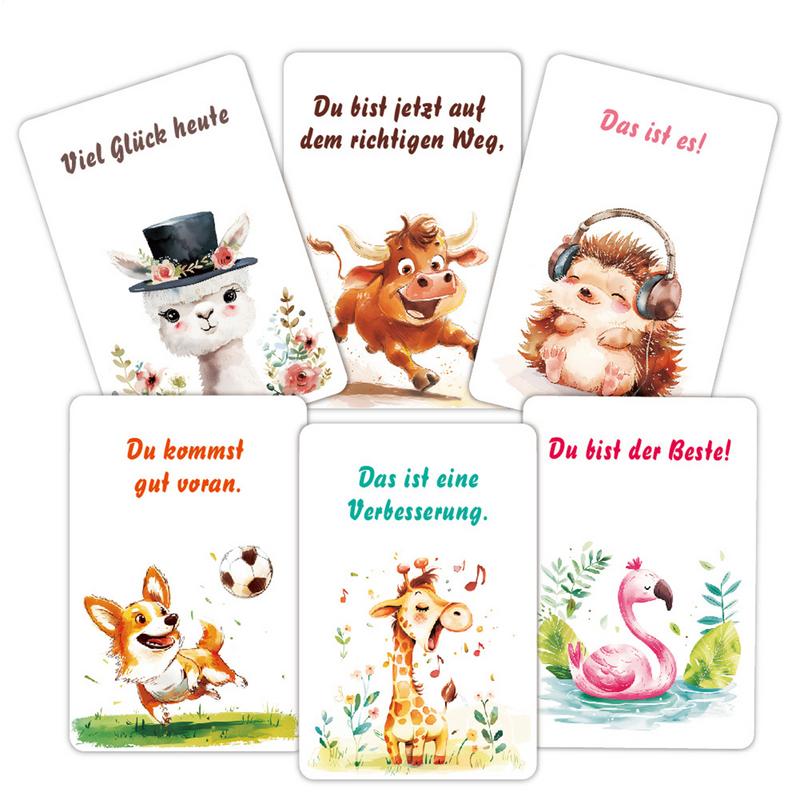Kids Education Quote - Empowering Cards For Kids 32 German