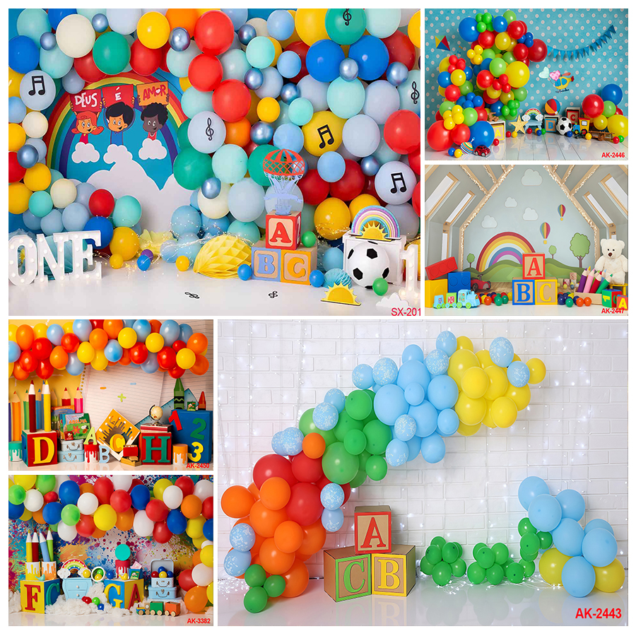Kids Education Banner - ABC Back To School Photography Backdrop