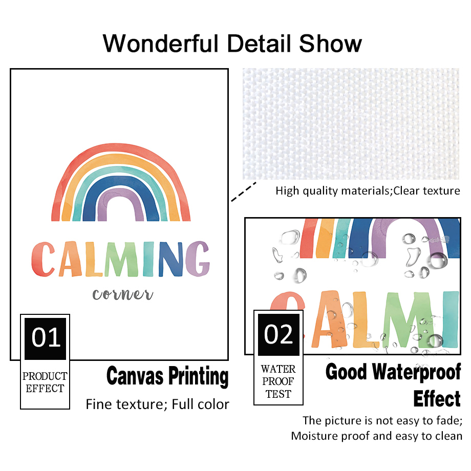 Rainbow Classroom Wall Art Edu - Inspirational Kids Education Quotes recensie en prijs