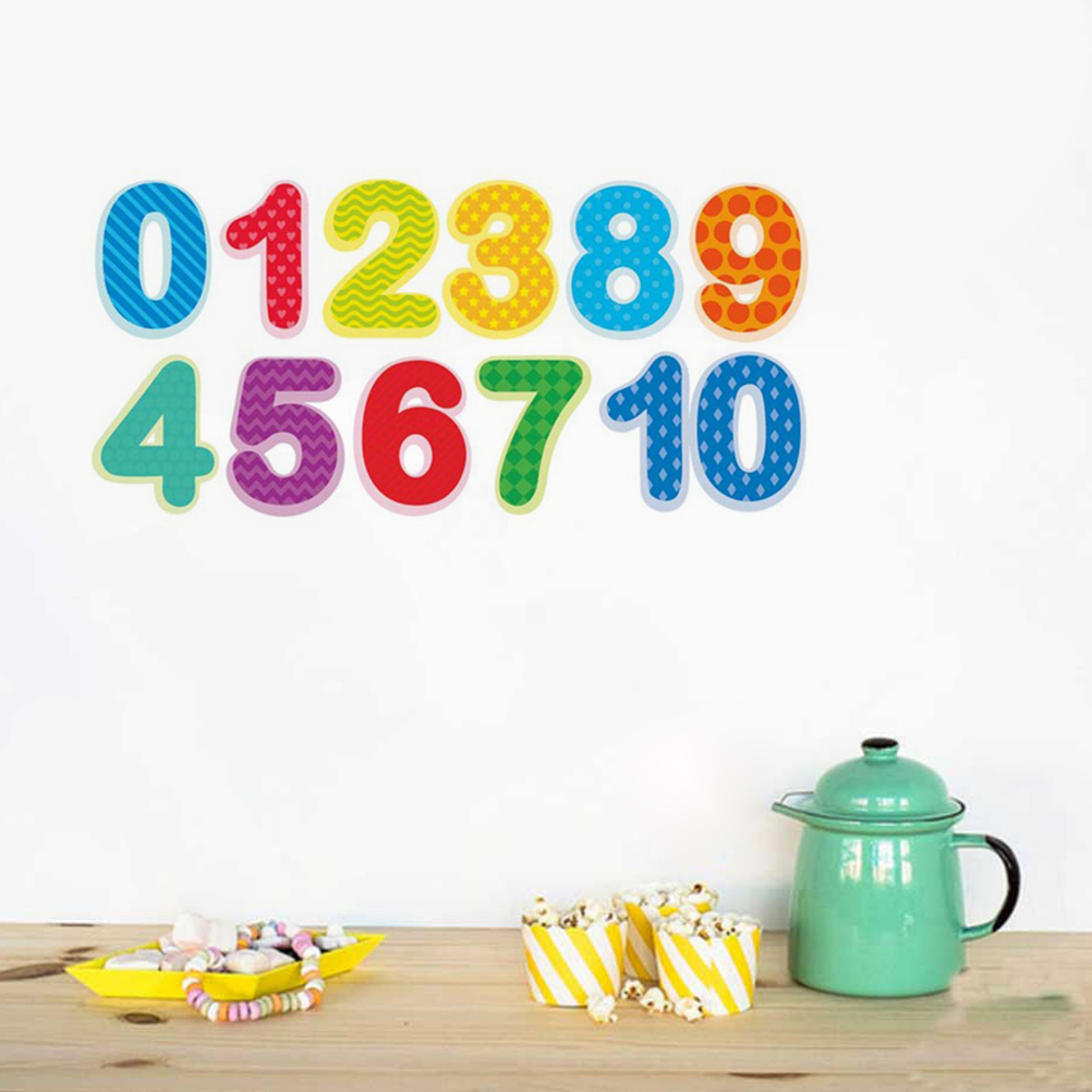 Number Wall Sticker Assorted C - Kids Education Wallpaper recensie en prijs