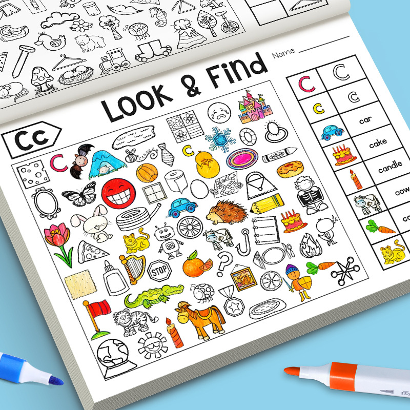 Kids Finding Item Fun Coloring - Kids Early Education Books recensie en prijs