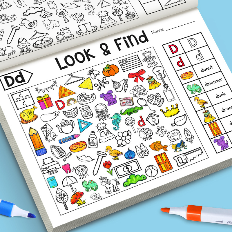 Kids Finding Item Fun Coloring - Kids Early Education Books recensie en prijs