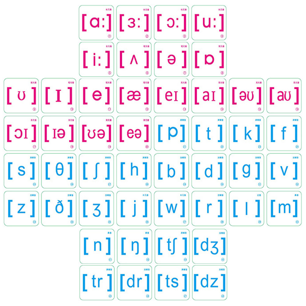 48Pcs English Phonetic Alphabe - Flash Card Alphabet recensie en prijs