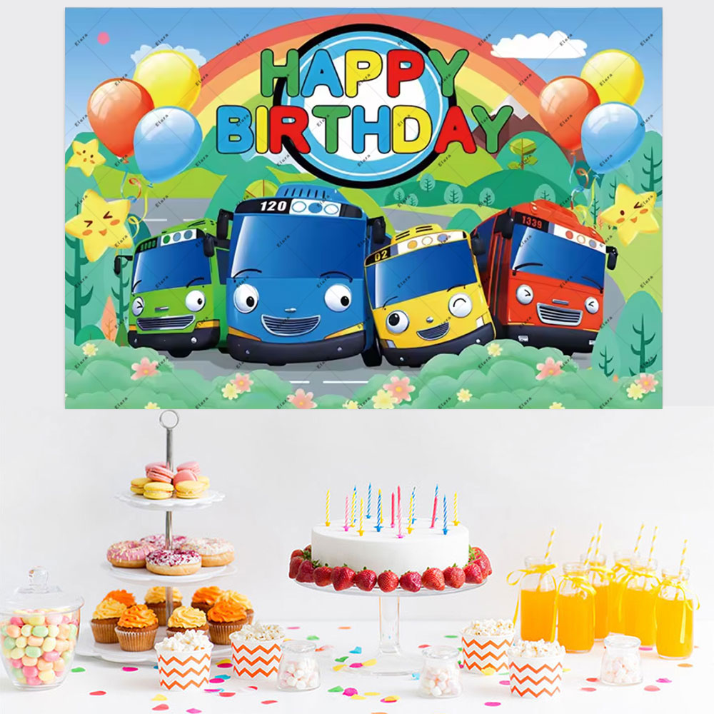 Cartoon Anime The Little Bus K - Kids Education Banner recensie en prijs