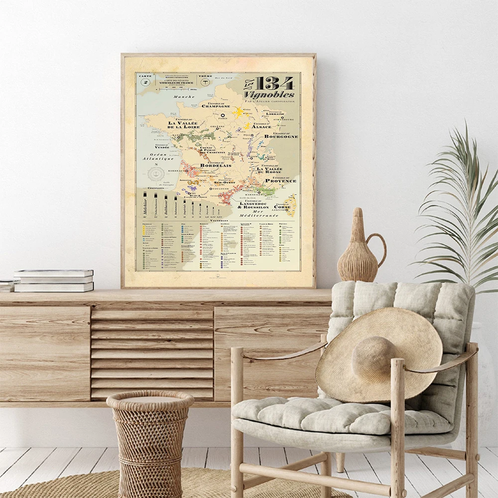 Retro Map Europe City Vines Ma - Kids Education Quote recensie en prijs