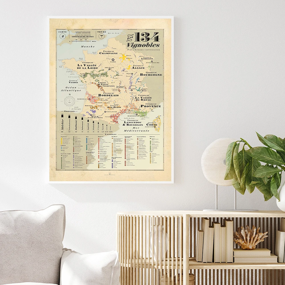 Retro Map Europe City Vines Ma - Kids Education Quote recensie en prijs