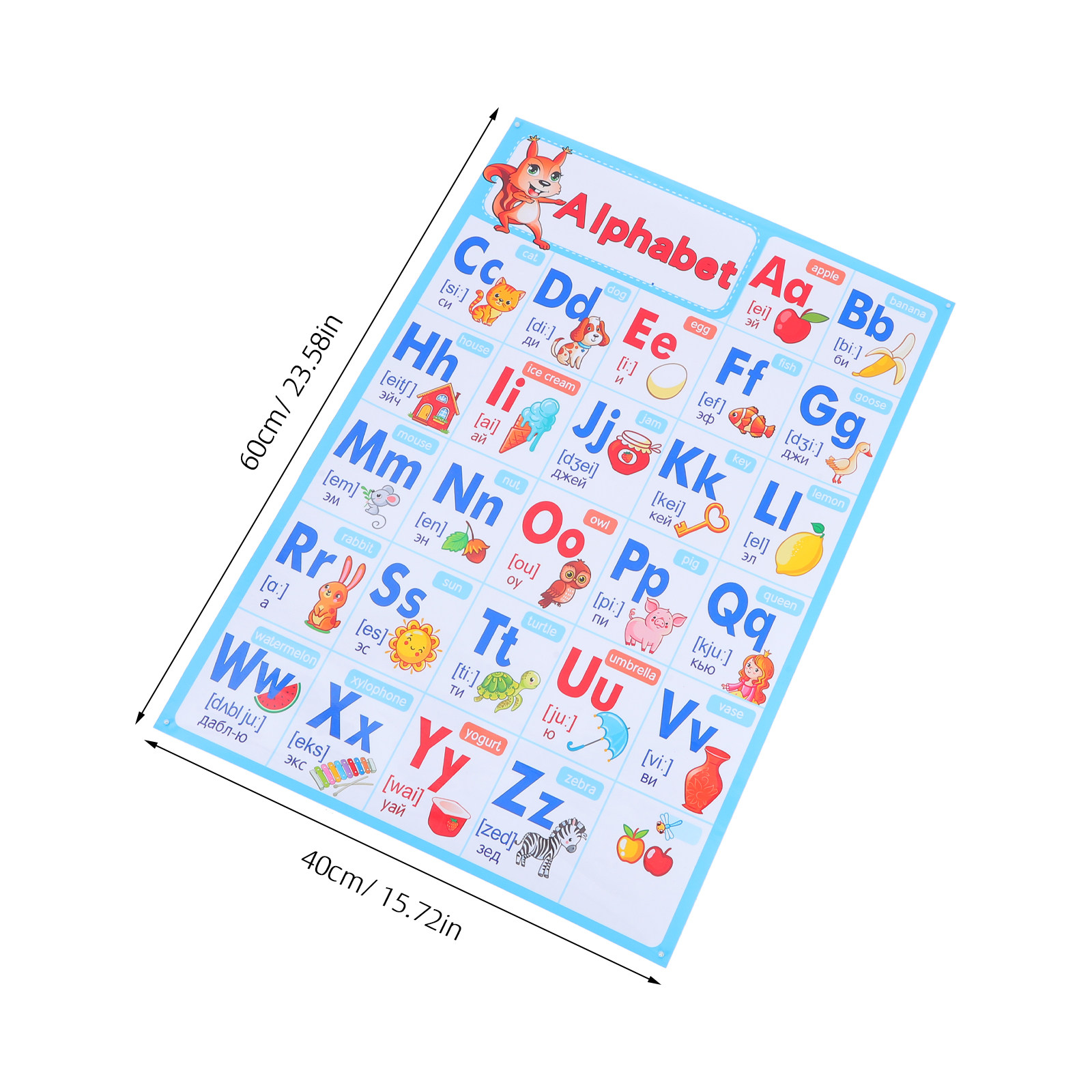 Abc Poster for Preschool Class - Kids Education Wallpaper recensie en prijs