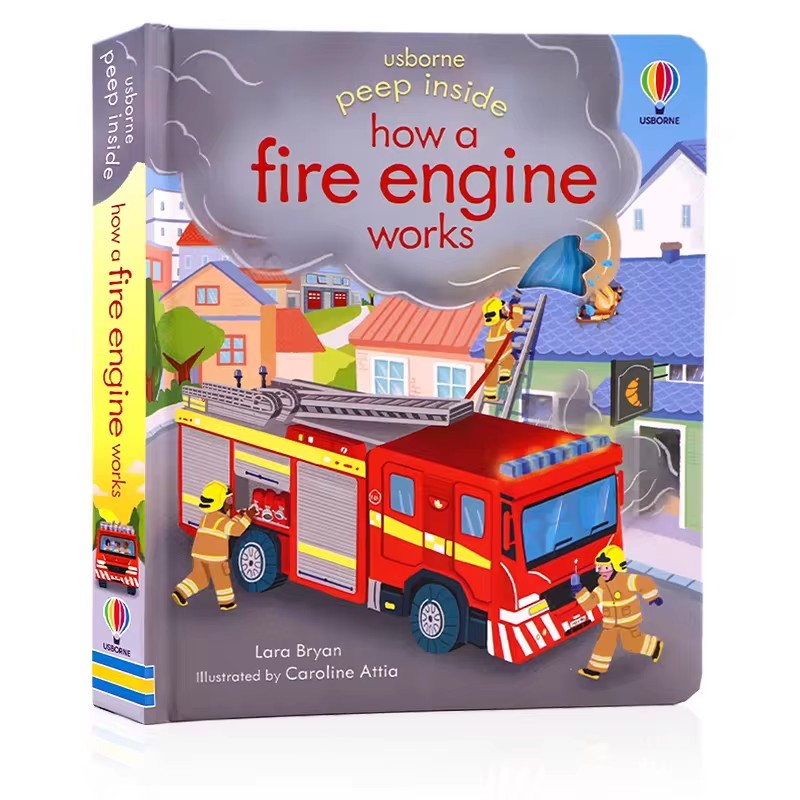 Usborne Peep Inside How A Fire - Kids Education Picture recensie en prijs