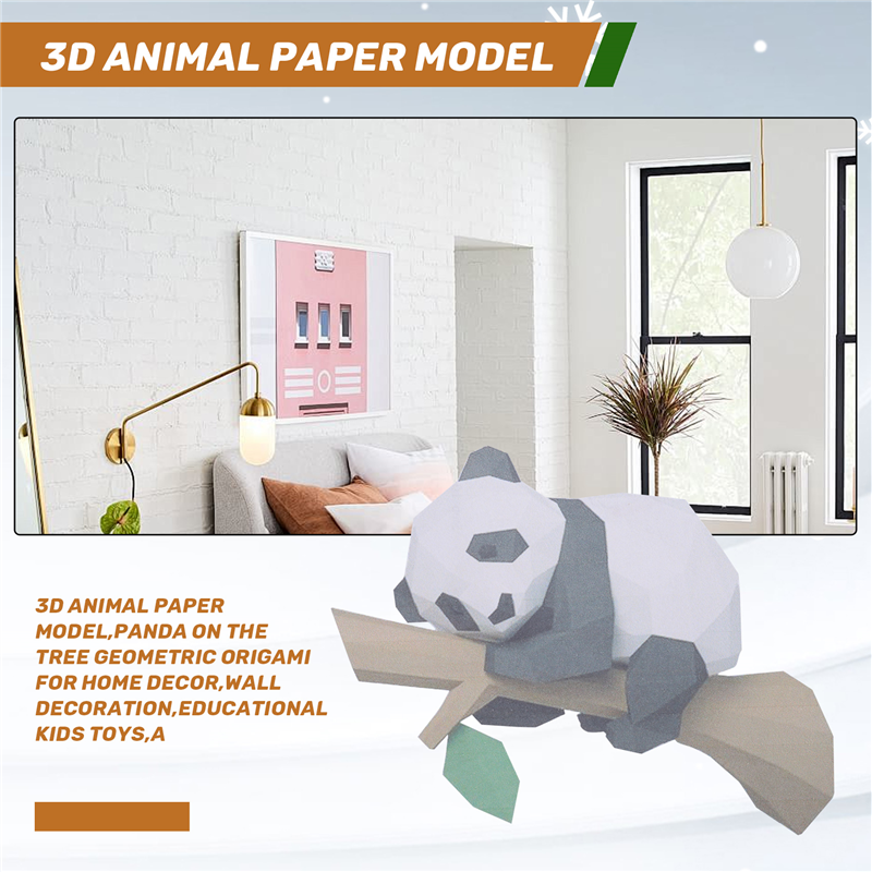 ABXF-3D Animal Paper Model,Pan - Kids Education Wallpaper recensie en prijs