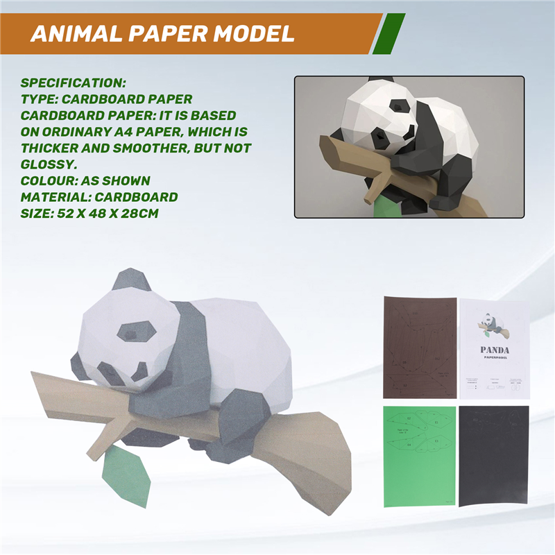 ABXF-3D Animal Paper Model,Pan - Kids Education Wallpaper recensie en prijs