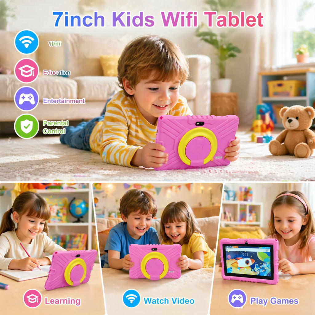 Android 13 Kids WIFI Tablet 7i - Kids Education Free App recensie en prijs