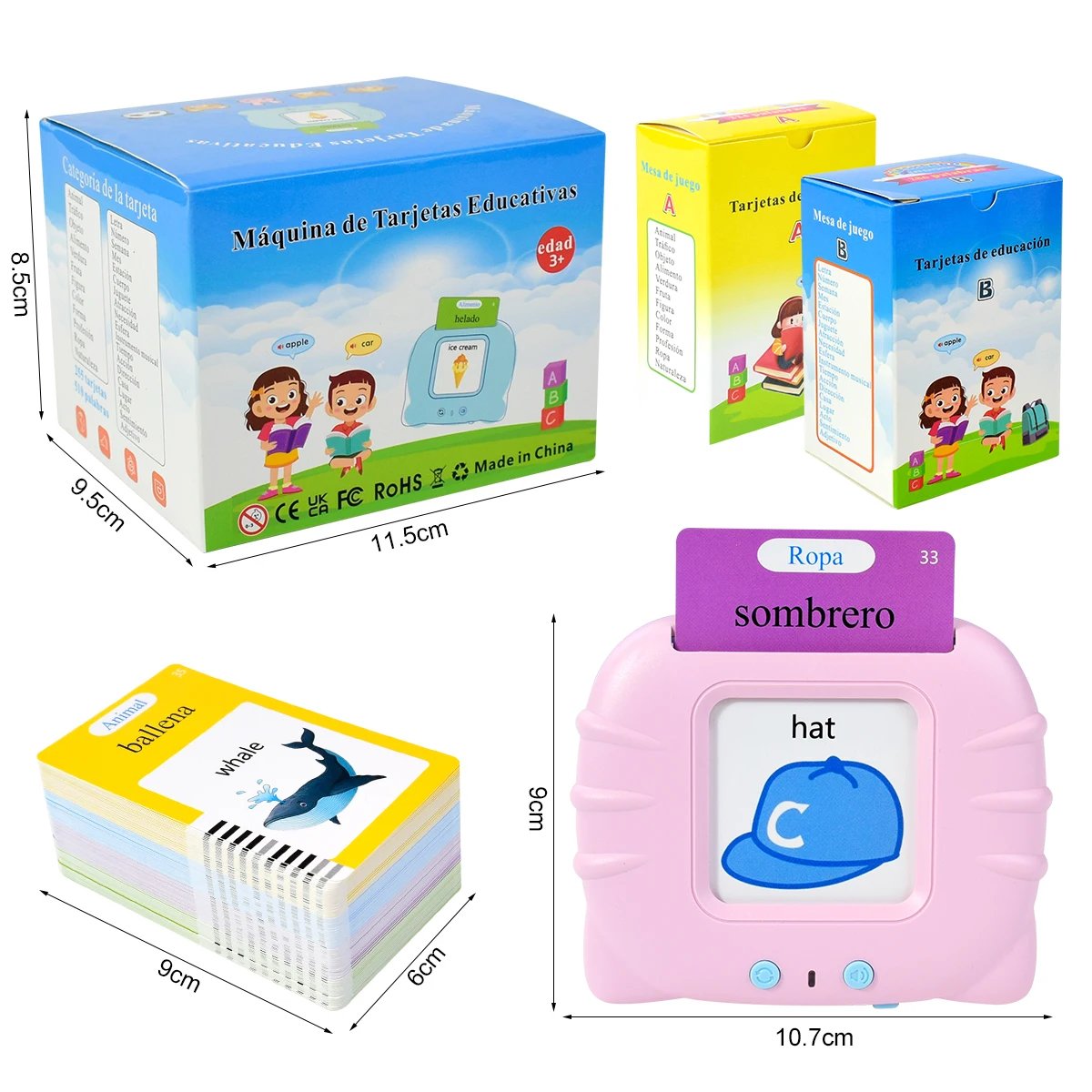 Electronic Spanish Cognitive C - Flash Card Alphabet recensie en prijs