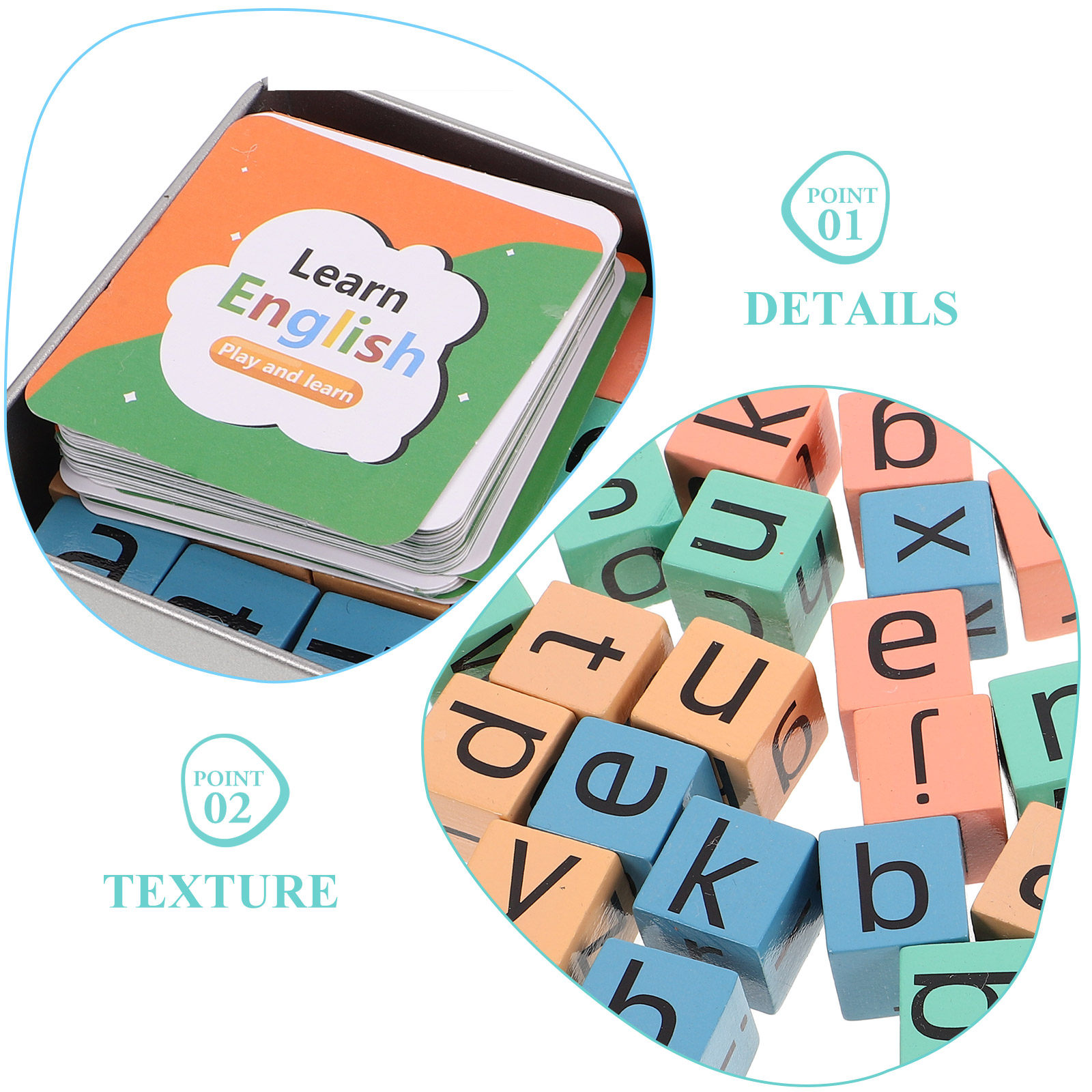 1Set Letter Blocks Flash Cards - Flash Card Alphabet recensie en prijs