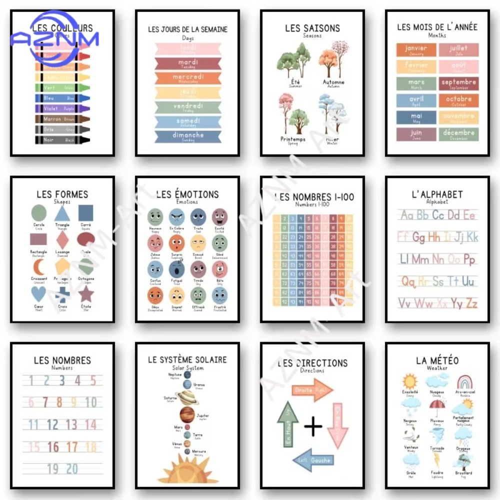 1Pc Bilingual French Education - Kids Education School recensie en prijs
