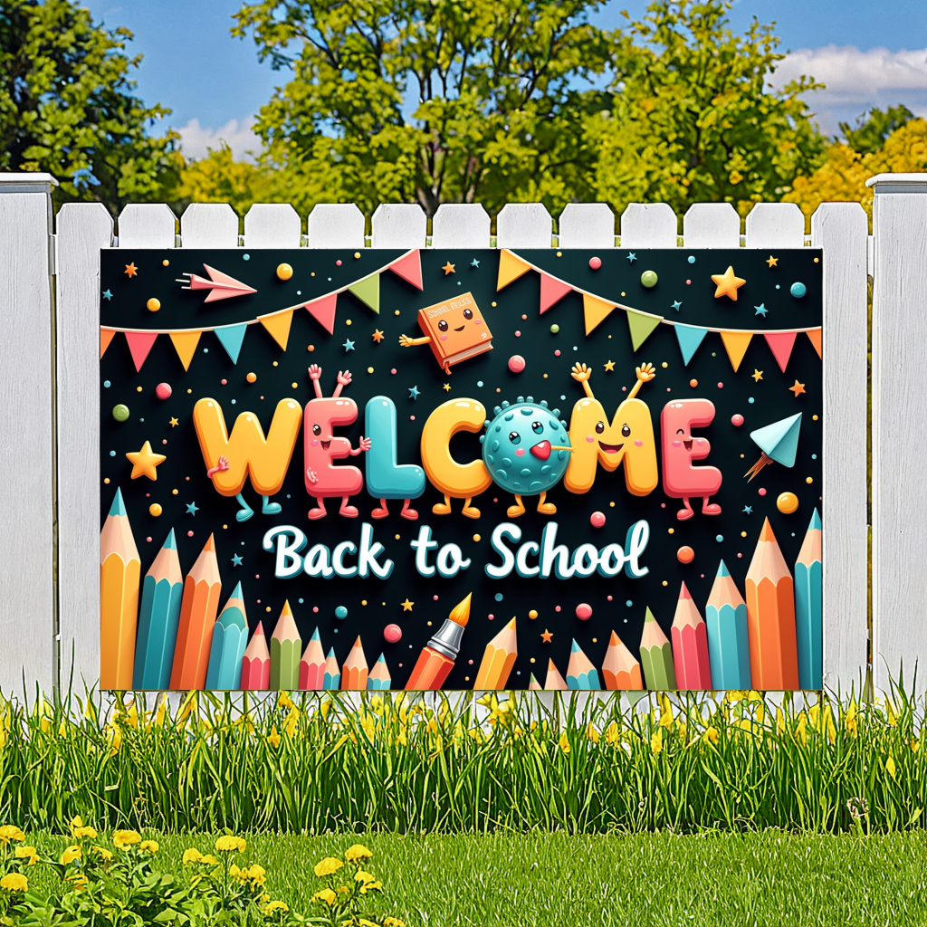 Back To School Banner Colorful - Kids Education Banner recensie en prijs