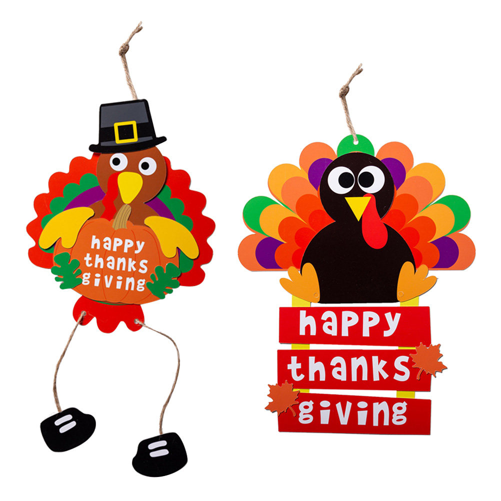 2Pcs Turkey Hanging Decoration - Kids Education Wallpaper recensie en prijs