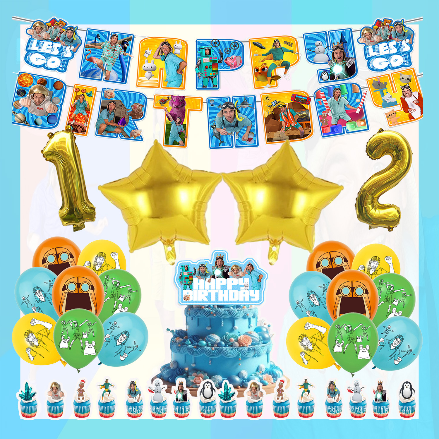 Dannys Go Theme Birthday Party - Kids Education Banner recensie en prijs