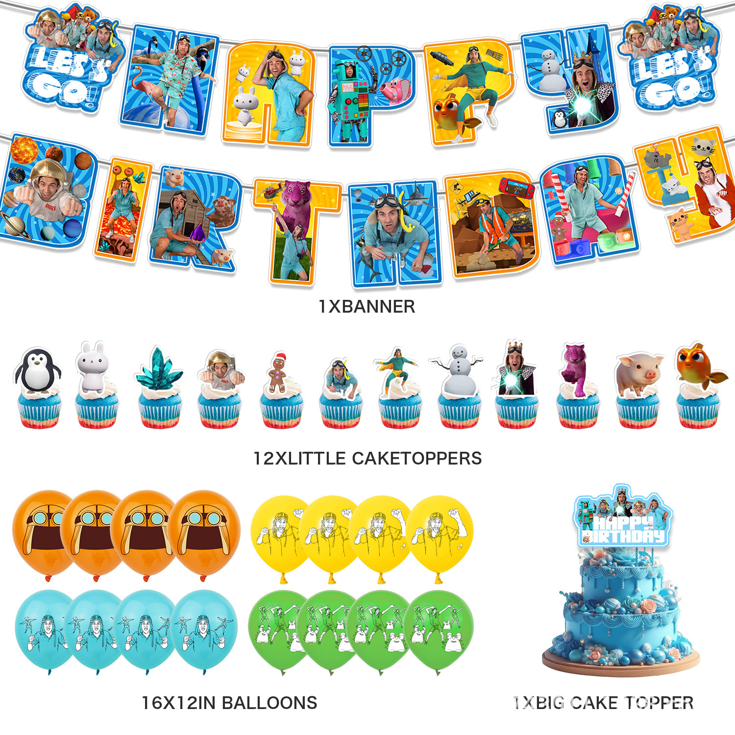 Dannys Go Theme Birthday Party - Kids Education Banner recensie en prijs
