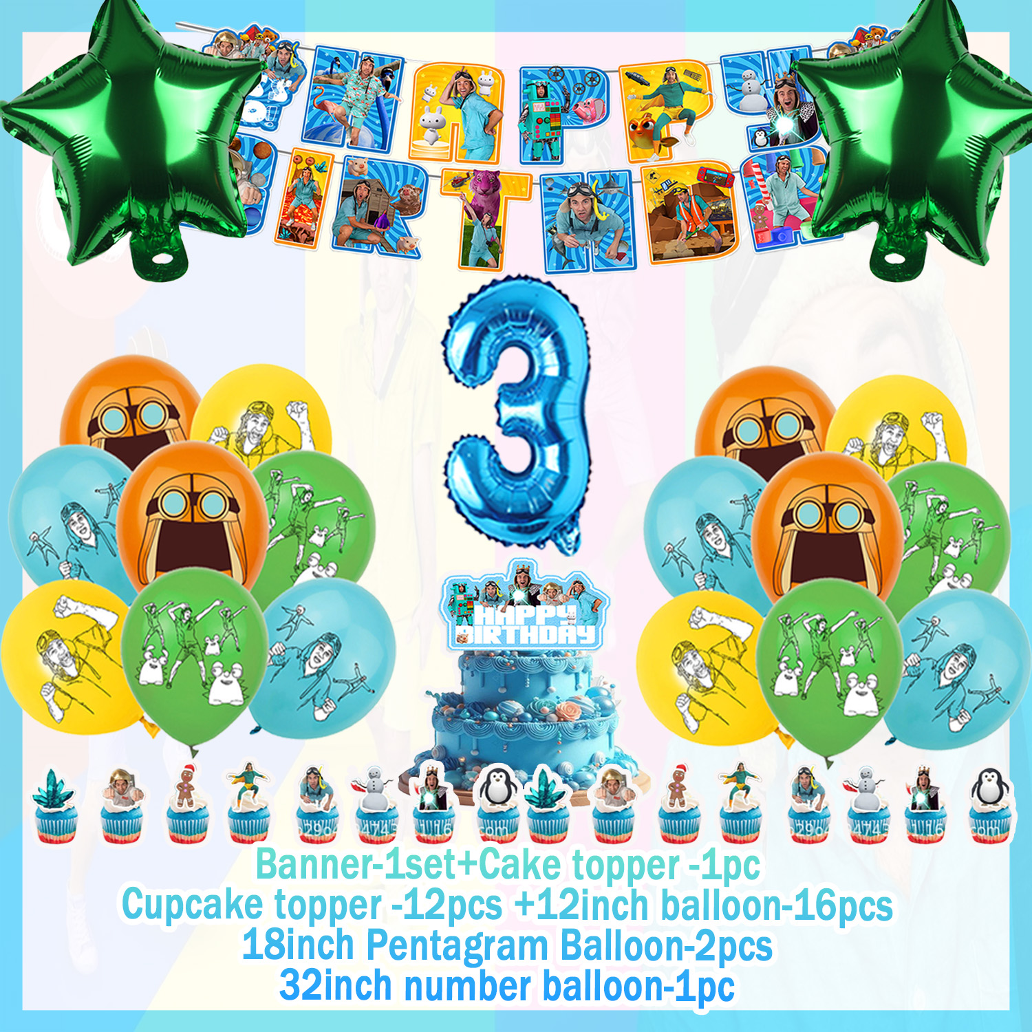 Dannys Go Theme Birthday Party - Kids Education Banner recensie en prijs