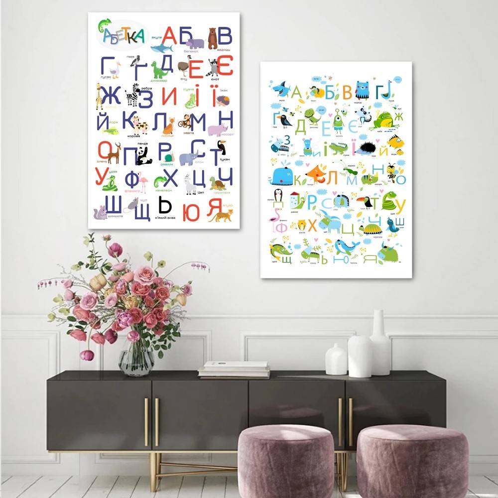 Ukrainian Alphabet with Funny  - Kids Education Wallpaper recensie en prijs
