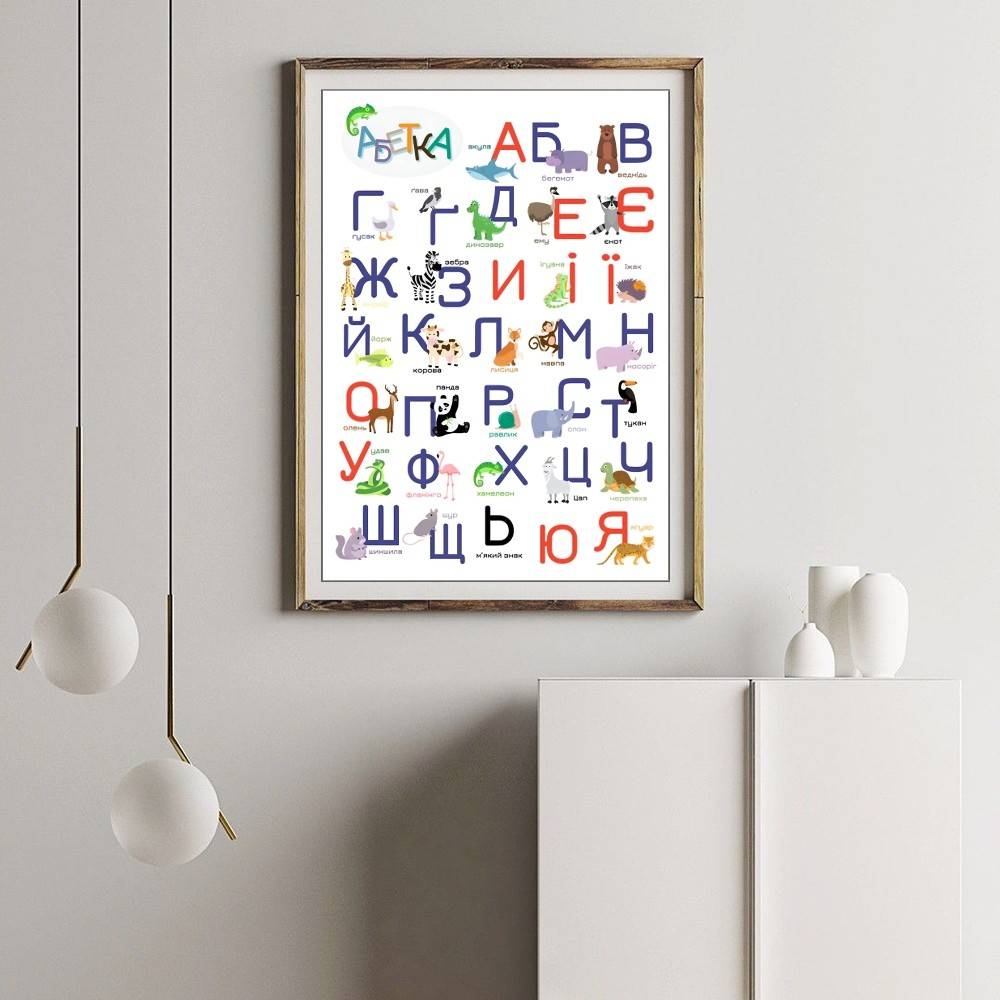 Ukrainian Alphabet with Funny  - Kids Education Wallpaper recensie en prijs