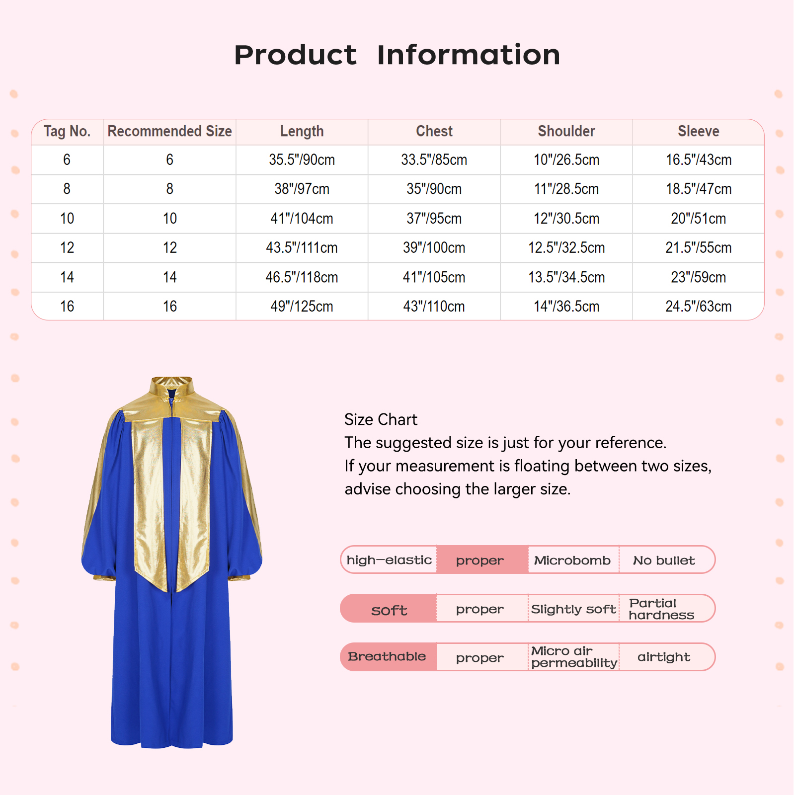 Girls Color Block Choir Church - Kids Education School recensie en prijs