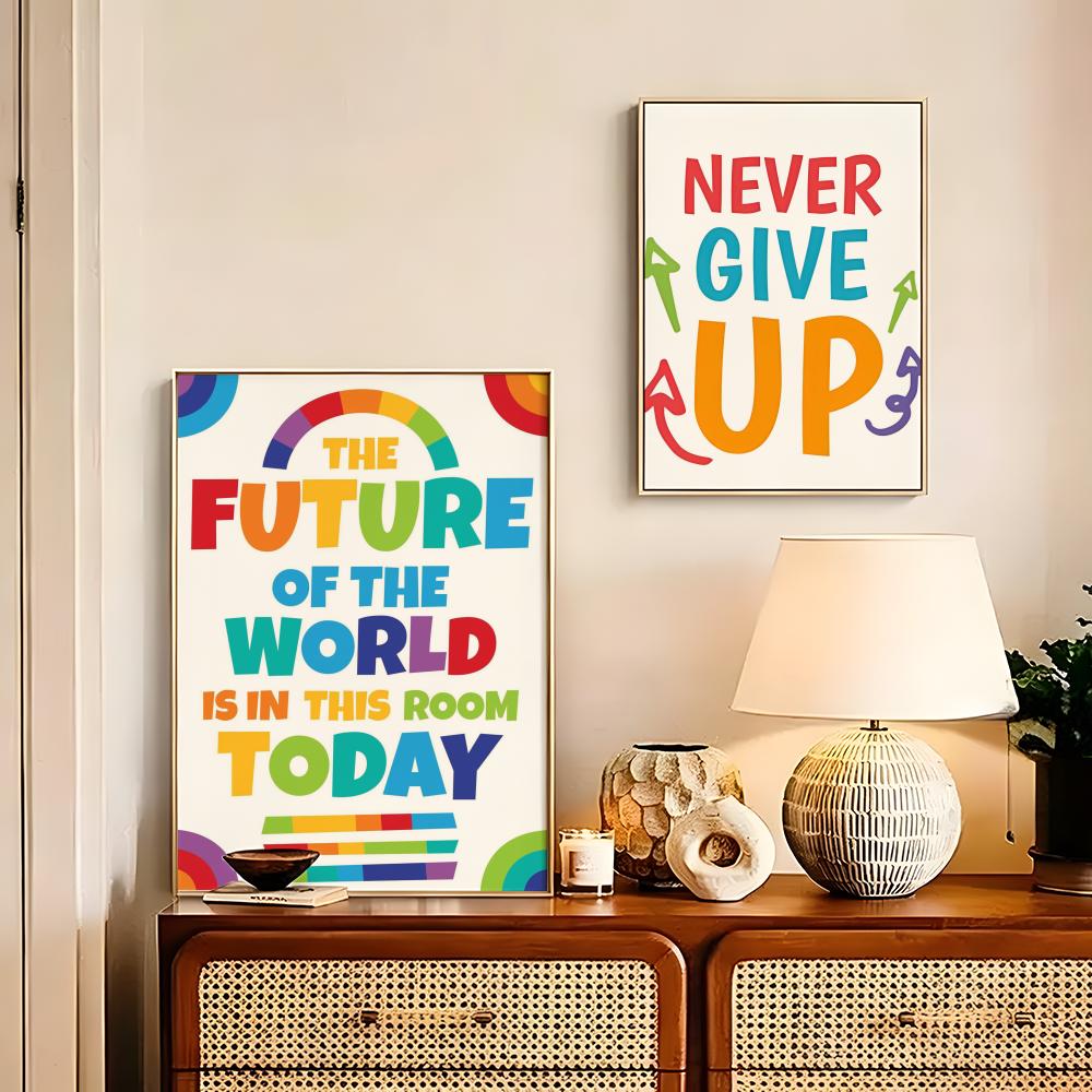 Positive Kid Classroom Wall Pi - Kids Education Wallpaper recensie en prijs