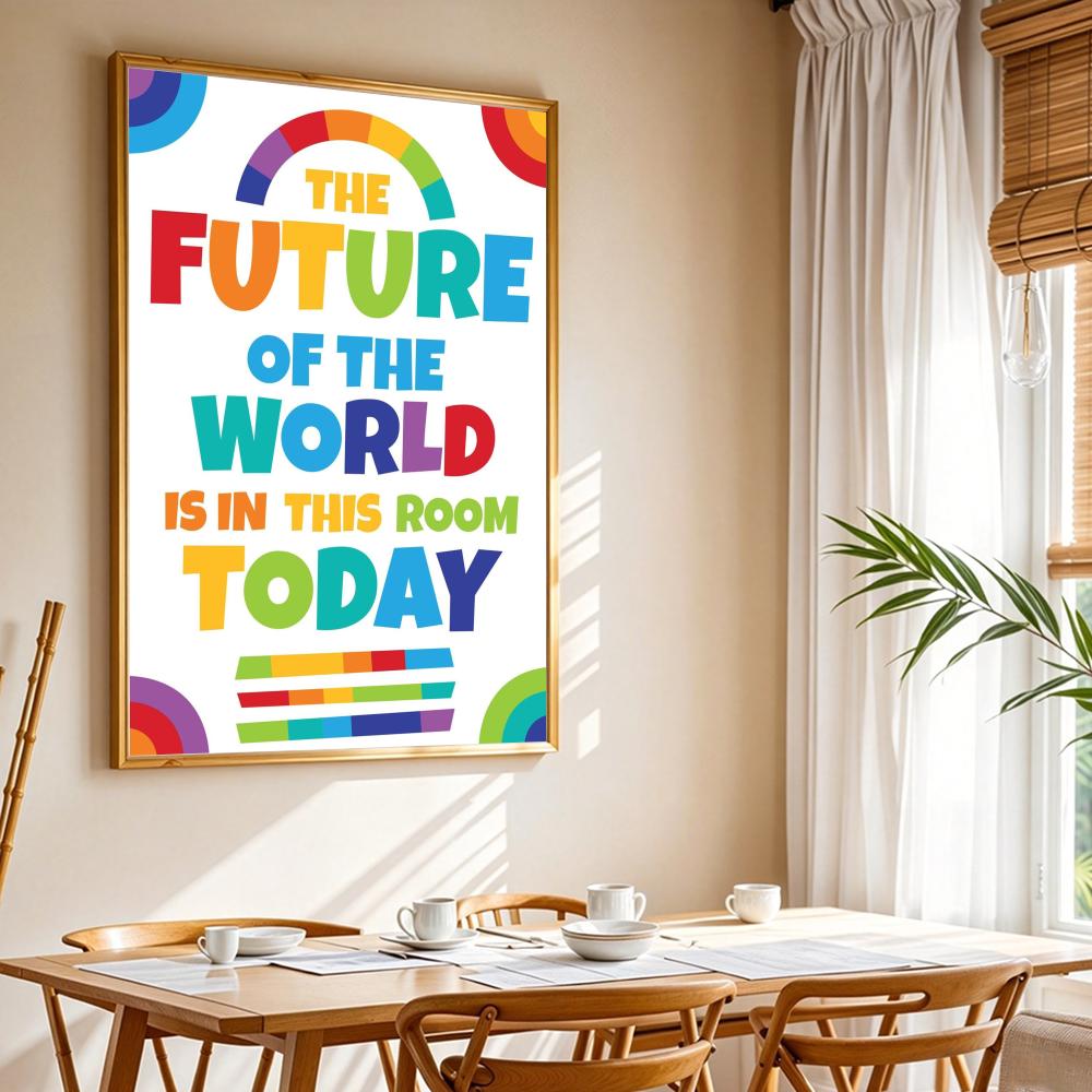 Positive Kid Classroom Wall Pi - Kids Education Wallpaper recensie en prijs