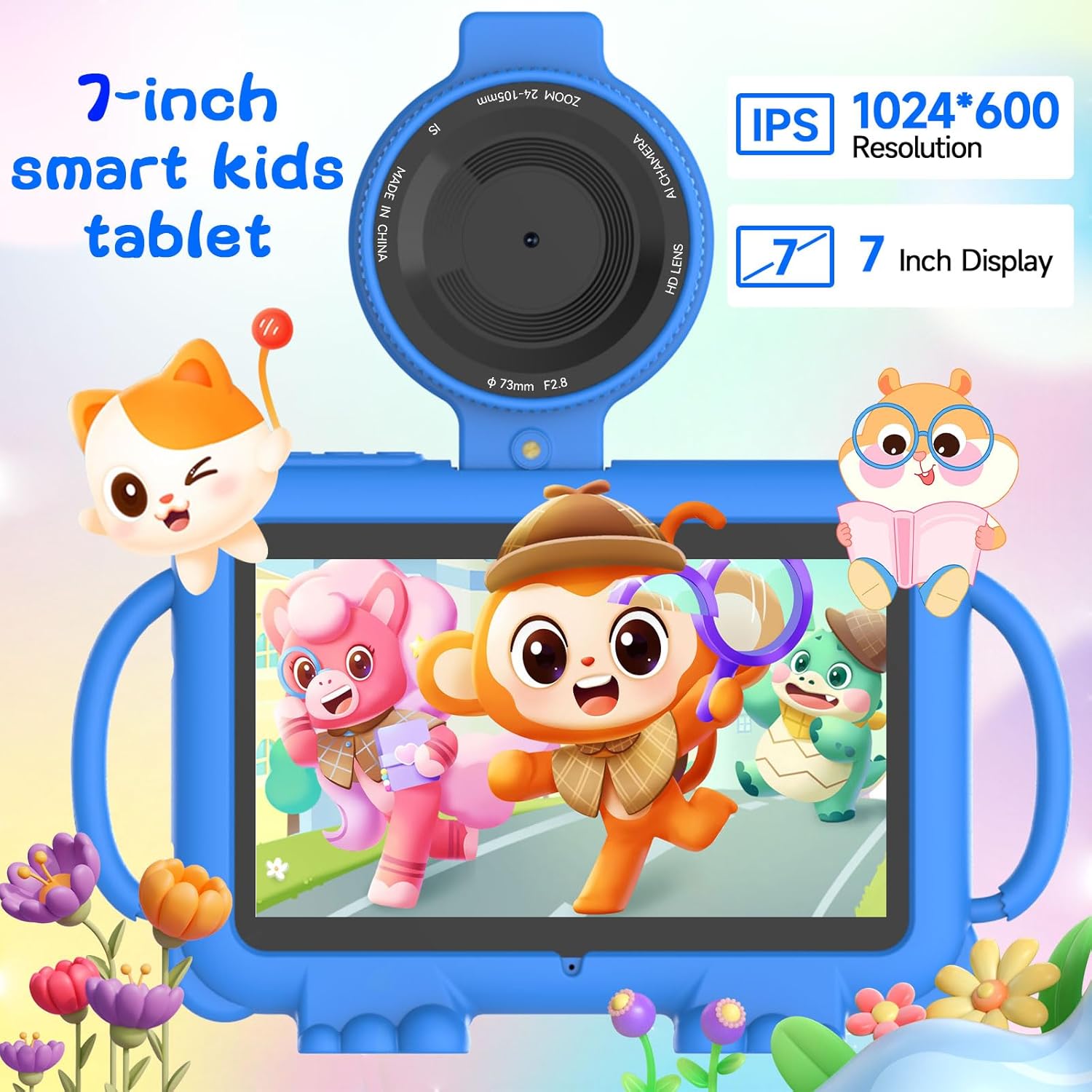 Tablet for Kids 7Inch IPS Disp - Kids Education Free App recensie en prijs