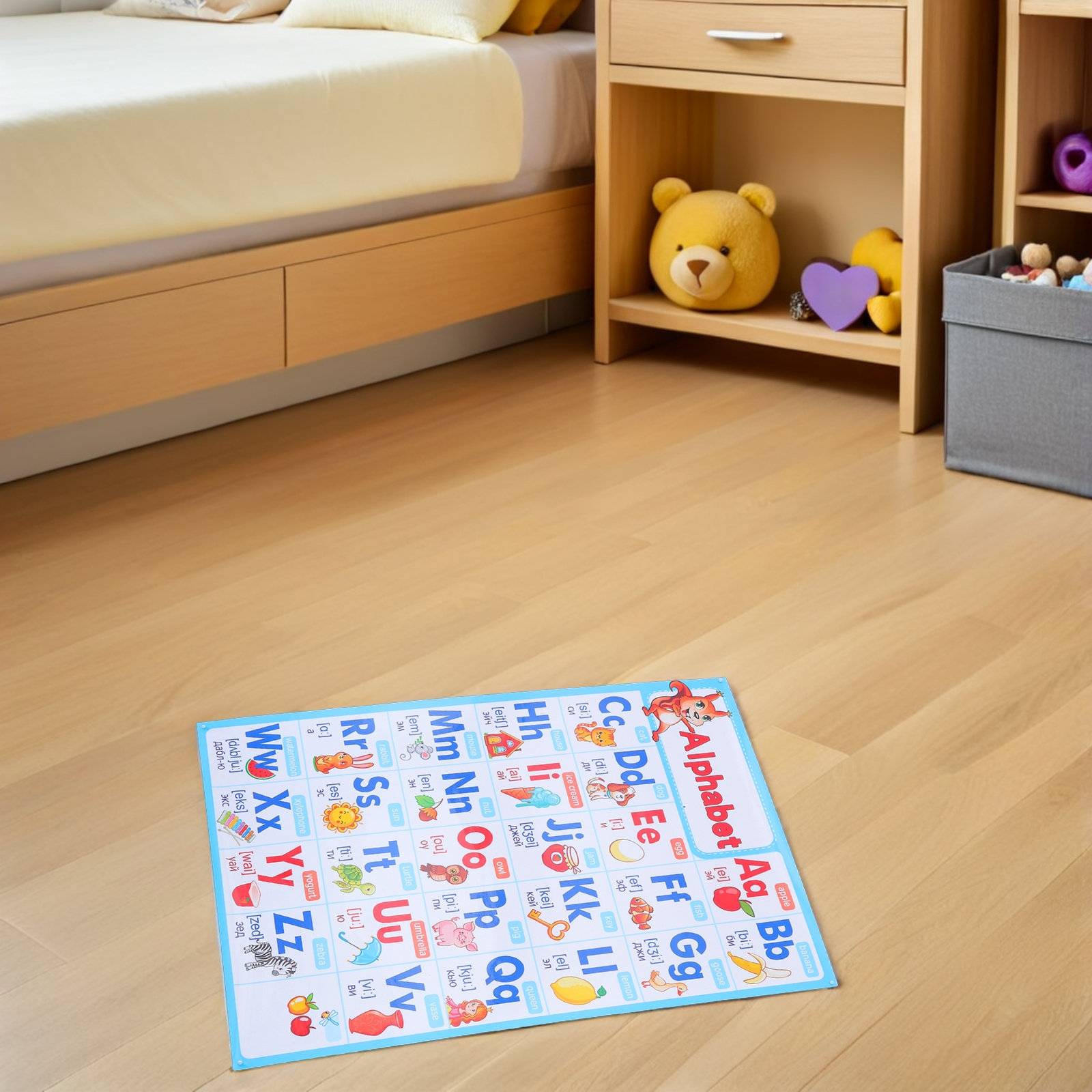 Alphabet Poster Chart Preschoo - Kids Education Wallpaper recensie en prijs