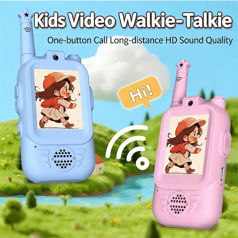 2PC Kids Video Walkie Talkies  - Kids Education And Recreation recensie en prijs