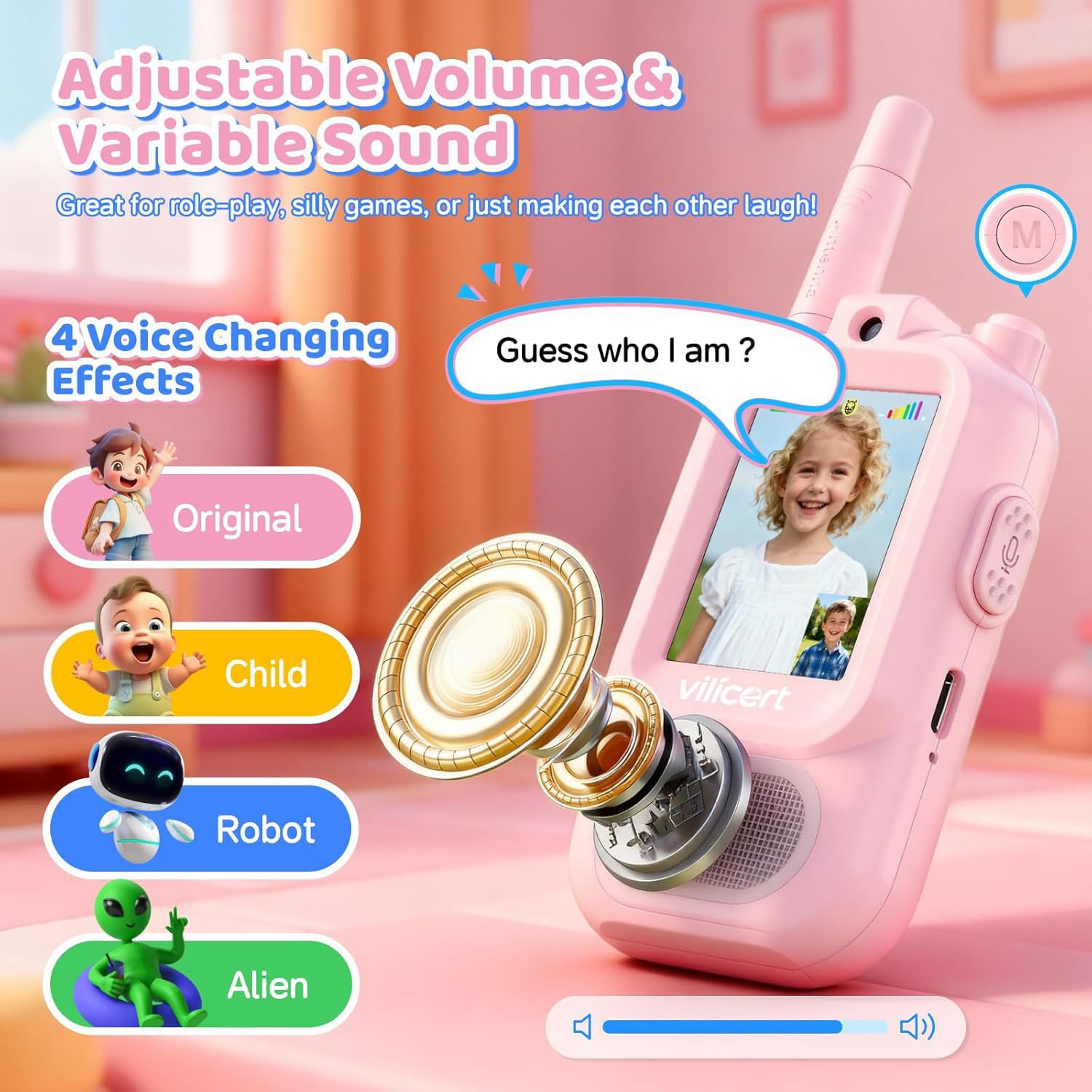 2PC Kids Video Walkie Talkies  - Kids Education And Recreation recensie en prijs