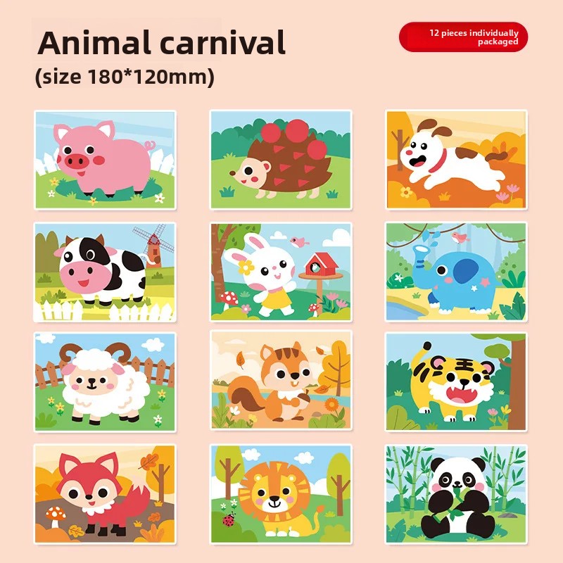 12Pcs/set 3D EVA Foam Sticker  - Kids Education Wallpaper recensie en prijs