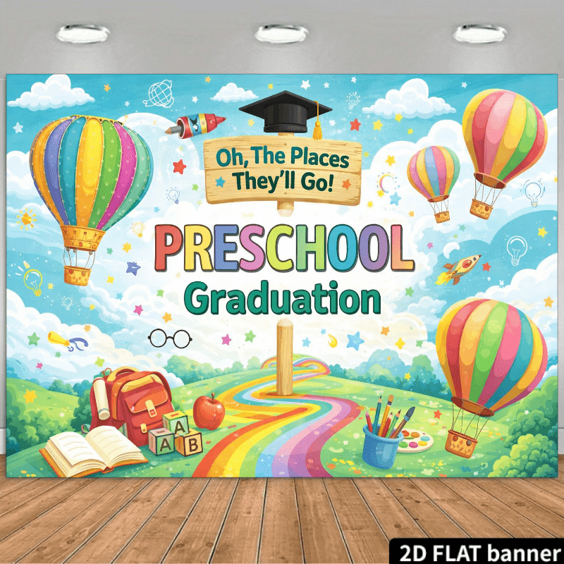 Preschool Graduation Backdrop  - Kids Education Banner recensie en prijs