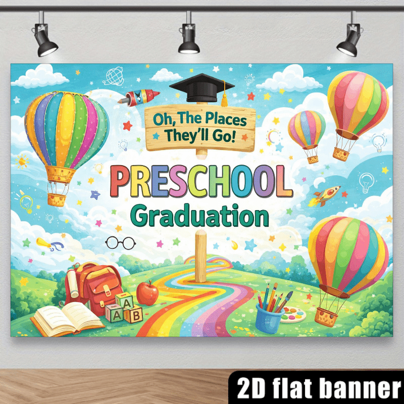 Preschool Graduation Backdrop  - Kids Education Banner recensie en prijs
