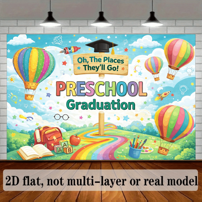Preschool Graduation Backdrop  - Kids Education Banner recensie en prijs