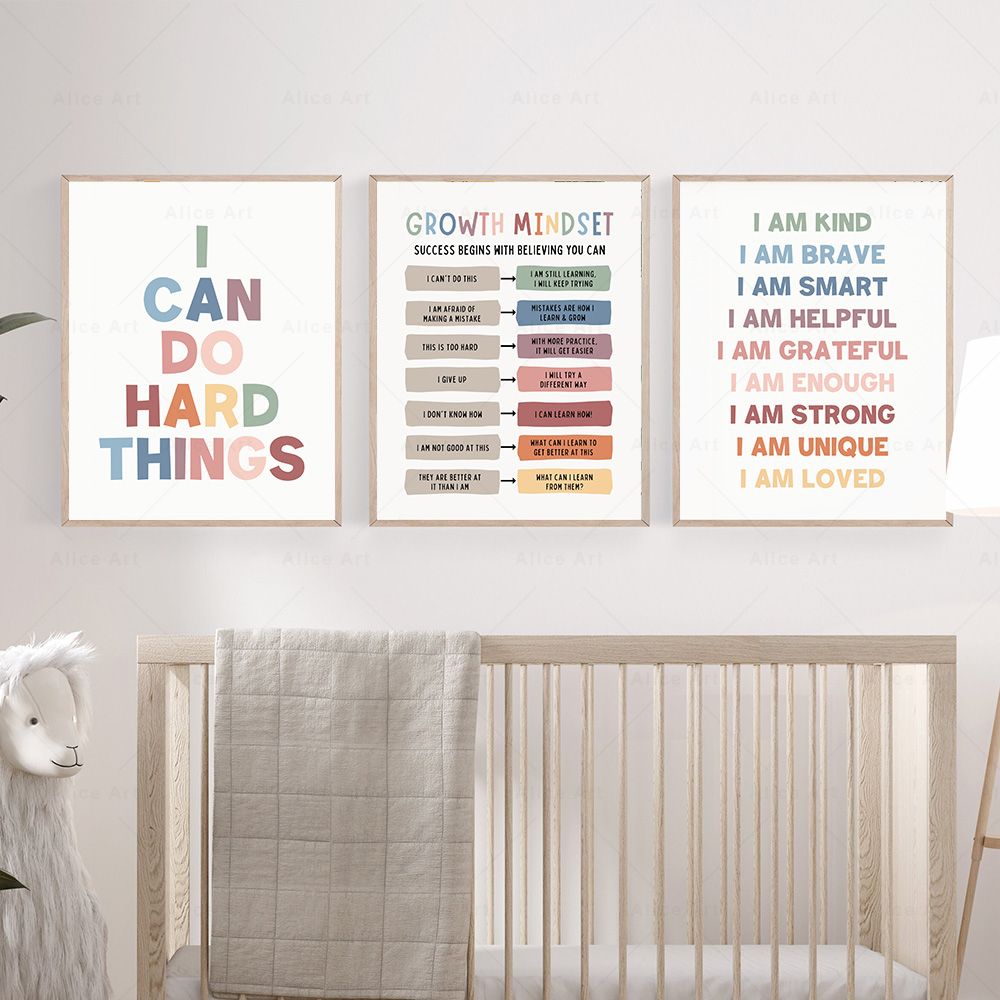 Affirmations for Kids Room Pos - Kids Education Quote recensie en prijs