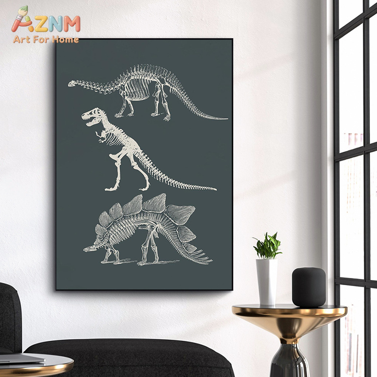AZNM Watercolor Dinosaur Canva - Kids Education Quote recensie en prijs