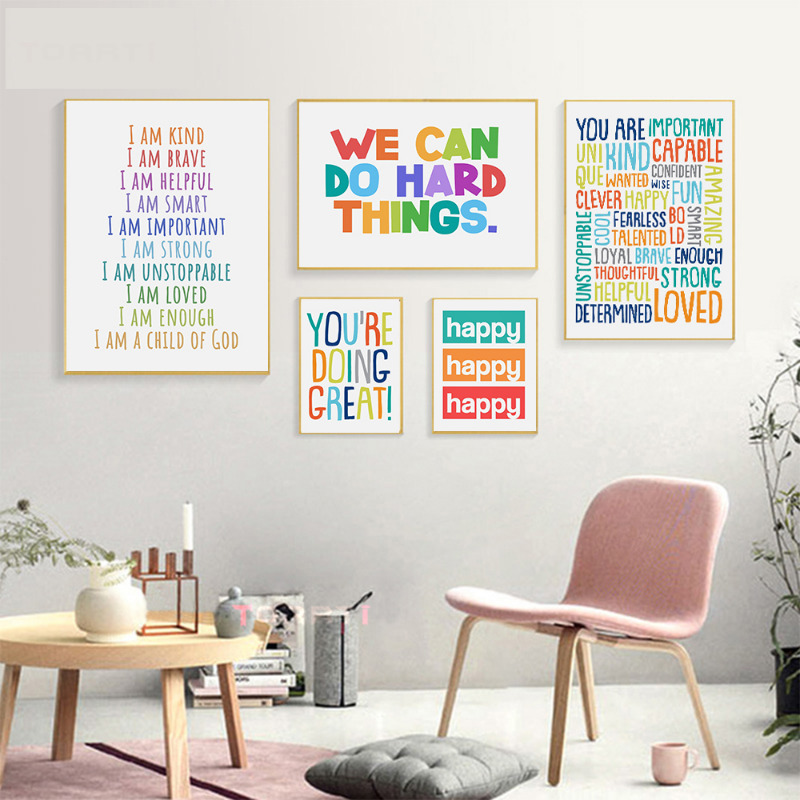 Positive Kid Classroom Wall Pi - Kids Education Picture recensie en prijs
