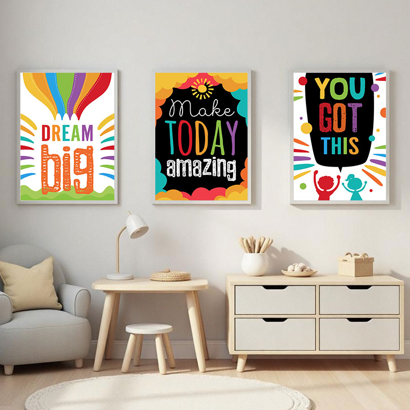 Colorful Cute Dream Big Quotes - Inspirational Kids Education Quotes recensie en prijs