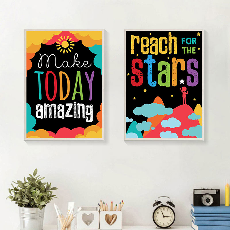 Colorful Cute Dream Big Quotes - Inspirational Kids Education Quotes recensie en prijs