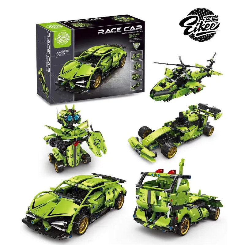 1:18 Green Sports Car Building - Kids Education Free App recensie en prijs