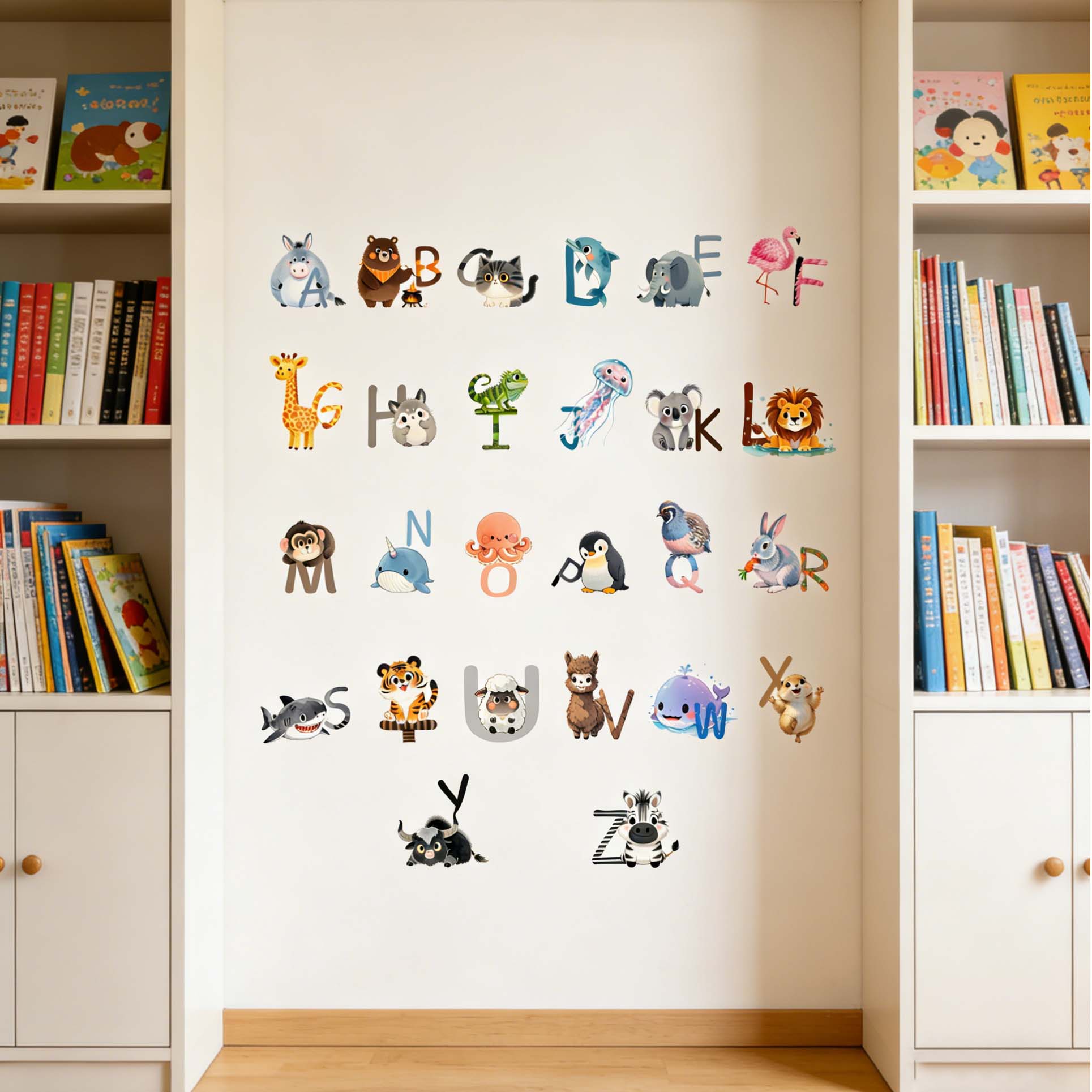 26 Letter English Alphabet Wal - Kids Education Wallpaper recensie en prijs