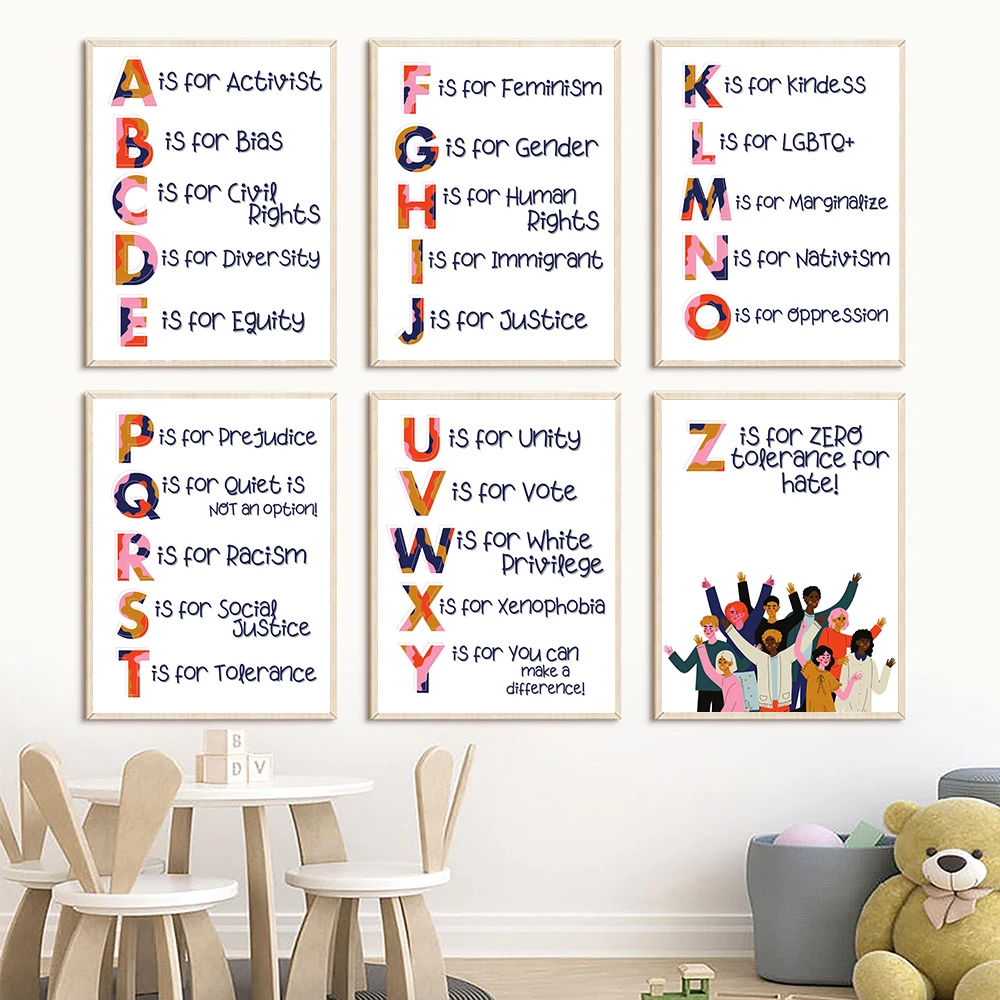 Nursery Alphabet Human Rights  - Kids Education Quote recensie en prijs