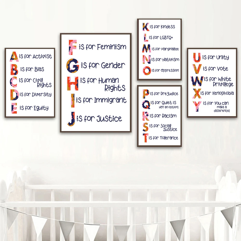 Nursery Alphabet Human Rights  - Kids Education Quote recensie en prijs