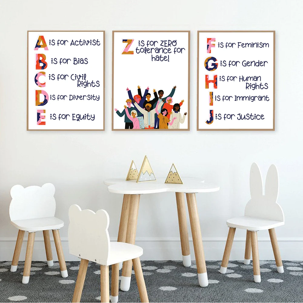 Nursery Alphabet Human Rights  - Kids Education Quote recensie en prijs