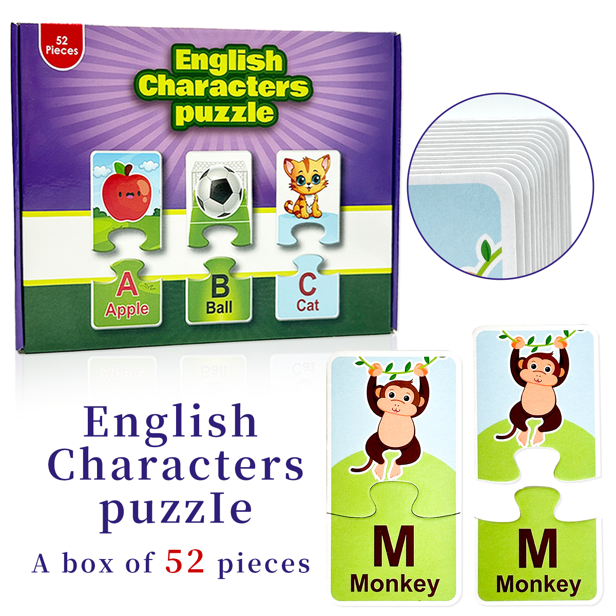 Alphabet Matching Puzzle Cards - Flash Card Alphabet recensie en prijs